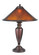 Sutter Table Lamp in Amber Mica Mahogany (57|22700)