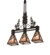 Winter Pine Three Light Island Pendant in Timeless Bronze (57|217007)