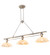 Deco Ball Three Light Island Pendant in Nickel (57|212299)