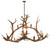 Antlers Ten Light Chandelier in Antique Copper (57|200466)