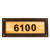 Personalized Street Address Personalized Number Plate in Mahogany Bronze (57|195162)