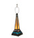 Deer Lodge Three Light Lighted Base in Craftsman Brown (57|19496)