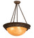 Dionne Three Light Pendant in Rust (57|191955)