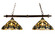 Jeweled Grape Two Light Island Pendant in Copper Vein (57|18847)