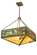 Balsam Pine 12 Light Inverted Pendant in Weathered Brass (57|187847)