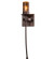 Bechar One Light Wall Sconce in Mahogany Bronze (57|183448)