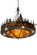 Deer At Dusk 14 Light Pendant in Antique Copper,Burnished (57|182896)