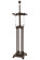 Column Mission Two Light Table Base Hardware in Mahogany Bronze (57|177345)