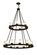 Loxley 18 Light Chandelier in Black Metal (57|174738)