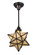 Moravian Star One Light Pendant in Craftsman Brown (57|173524)