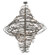Cyclone 36 Light Chandelier in Pewter (57|172410)