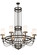 Saxony Eight Light Chandelier in Oil Rubbed Bronze (57|171146)