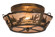 Fly Fishing Creek Two Light Flushmount in Antique Copper,Burnished (57|170968)