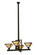 T'' Mission'' Four Light Inverted Pendant in Timeless Bronze (57|164847)