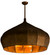 Punjab One Light Pendant in Tarnished Copper (57|163363)