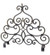 Fleur De Lys Fireplace Screen in Craftsman Brown (57|162714)