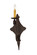 Angelique One Light Wall Sconce in Rust,Copper (57|162463)