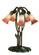 Pink/White Five Light Accent Lamp in Mahogany Bronze (57|16012)