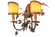 Oak Leaf & Acorn Two Light Wall Sconce in Bronze (57|158693)