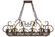 Carlotta 16 Light Pendant in Gilded Tobacco (57|155204)