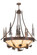 Tall Pines Eight Light Pendant in Wrought Iron,Mahogany Bronze (57|152868)