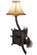 Lone Pine One Light Wall Sconce in Mahogany Bronze (57|152830)