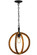 Cilindro One Light Pendant in Black Metal (57|152439)