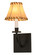 Laredo One Light Wall Sconce in Black Metal,Custom (57|149713)