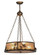 Oak Leaf & Acorn Eight Light Inverted Pendant in Antique Copper (57|148888)