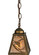 Whispering Pines One Light Mini Pendant in Antique Copper (57|147452)