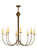 Cheal Eight Light Chandelier in Custom,Antique Brass (57|146054)