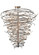 Cyclone 36 Light Chandelier in Pewter (57|144813)