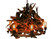 Driftwood Seven Light Chandelier in Natural Wood,Mahogany Bronze (57|144371)