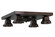 Fleur-De-Lite Four Light Flushmount Hardware in Mahogany Bronze (57|144157)