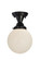 Revival One Light Semi-Flushmount in Craftsman Brown (57|143582)