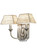 Cesta Two Light Wall Sconce in Brushed Nickel (57|142263)