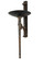 Gothic Wall Sconce in Hand Wrought Iron (57|140609)