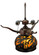 Dragonfly Three Light Table Lamp in Mahogany Bronze (57|138102)