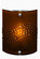 Metro Fusion One Light Wall Sconce in Amber/Pebbles (57|133700)