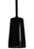 Shaken One Light Mini Pendant in Black Mirror Powdercoat (57|129890)