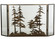 Tall Pines Fireplace Screen in Antique Copper (57|126060)