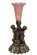 Pink Tiffany Pond Lily One Light Mini Lamp in Antique Copper (57|12522)