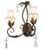 Felicia Two Light Wall Sconce in French Bronzed,Crystal (57|120759)