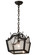 Terena One Light Pendant in Black Metal (57|119806)