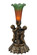 Amber/Green One Light Mini Lamp in Antique Copper (57|11428)