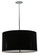 Cilindro Four Light Pendant in Black Metal,Brushed Nickel (57|113851)