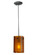 Metro One Light Mini Pendant in Medium Amber (57|111293)