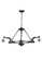 Leaping Trout Six Light Chandelier in Mahogany Bronze (57|110426)