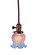 Melon Flower One Light Mini Pendant in Burnished Copper (57|110415)