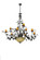 Diamond & Jewel 12 Light Chandelier in Timeless Bronze (57|108705)